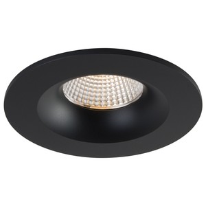 3.5" LUNA LED ROUND RECESSED FIXTURE - RA35-12F-27K-90BK