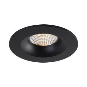 3.5" LUNA LED ROUND RECESSED FIXTURE - RA35-12F-30K-90BK