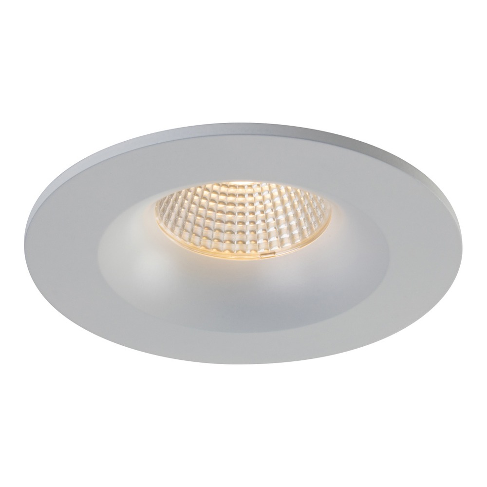 3.5" LUNA LED ROUND RECESSED FIXTURE - RA35-12F-40K-90WH