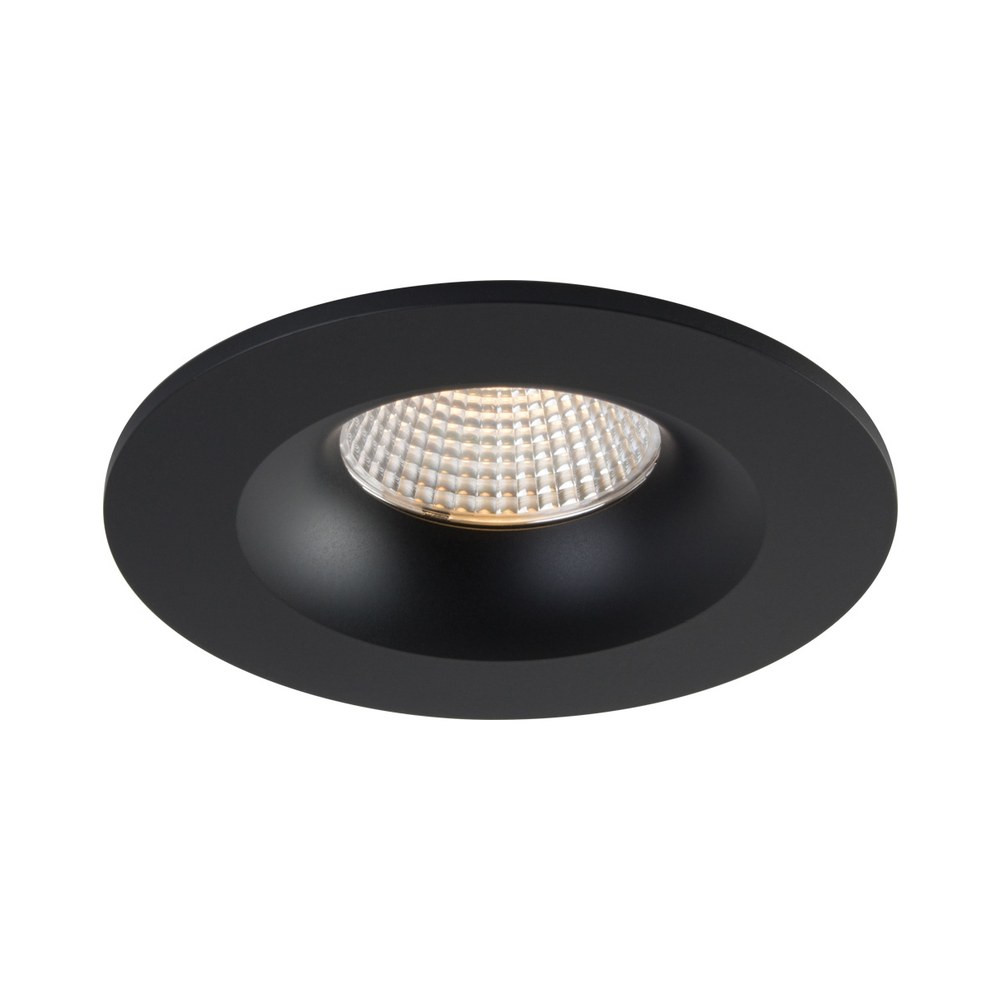 3.5" LUNA LED ROUND RECESSED FIXTURE - RA35-12F-90BK