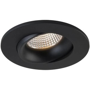 3.5" LUNA LED ROUND RECESSED FIXTURE - RA35-12G-90BK