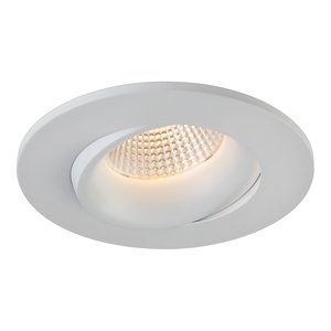 3.5" LUNA LED ROUND RECESSED FIXTURE - RA35-12G-DTW-90WH
