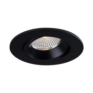 3.5" LUNA LED ROUND REGRESSED GIMBAL RECESSED FIXTURE - RA35-12RG-90BK
