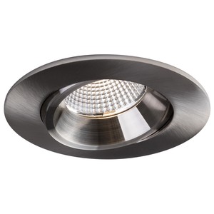 3.5" LUNA LED ROUND REGRESSED GIMBAL RECESSED FIXTURE - RA35-12RG-90BN