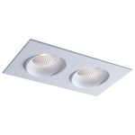 3.5" LUNA LED LINEAR GIMBAL COLOR SELECTABLE RECESSED FIXTURE - RA35M-2L-9G-90WH