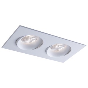 3.5" LUNA LED LINEAR GIMBAL COLOR SELECTABLE RECESSED FIXTURE - RA35M-2L-9G-90WH