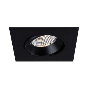 3.5" LUNA LED SQUARE REGRESSED GIMBAL RECESSED FIXTURE - RA35S-12RG-DTW90BK