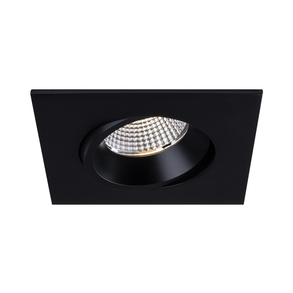 3.5" LUNA LED SQUARE REGRESSED GIMBAL RECESSED FIXTURE - RA35S-12RG-DTW90BK