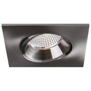 3.5" LUNA LED SQUARE REGRESSED GIMBAL RECESSED FIXTURE - RA35S-12RG-DTW90BN
