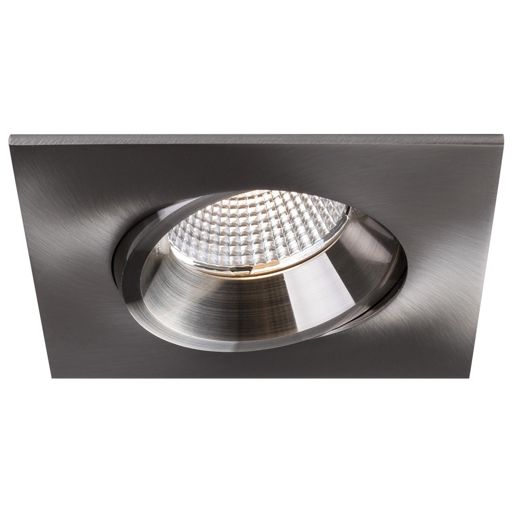 3.5" LUNA LED SQUARE REGRESSED GIMBAL RECESSED FIXTURE - RA35S-12RG-DTW90BN