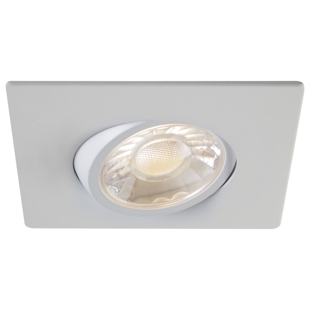 3" LUNA LED SQUARE GIMBAL RECESSED FIXTURE - RA3S-7G-50K-90WH