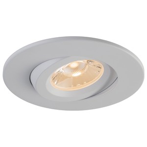 4" LUNA LED ROUND GIMBAL RECESSED FIXTURE - RA4-12G-30K-90WH