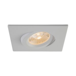 4" LUNA LED SQUARE GIMBAL RECESSED FIXTURE - RA4S-12G-DTW-90WH