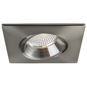 4" LUNA LED SQUARE REGRESSED GIMBAL RECESSED FIXTURE - RA4S-12RG-90BN
