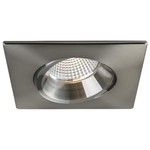 4" LUNA LED SQUARE REGRESSED GIMBAL RECESSED FIXTURE - RA4S-12RG-DTW90BN