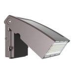 [R] Applique murale plein coupure 80-60-40-20W 120-347V 30-40-50K bronze lentille transparente type 2 photocellule intégrée