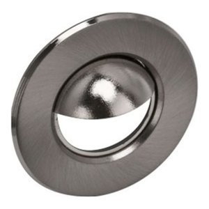 MINI STEP / DECK TRIM PREMIUM ROUND W/SCOOP - SATIN NICKEL