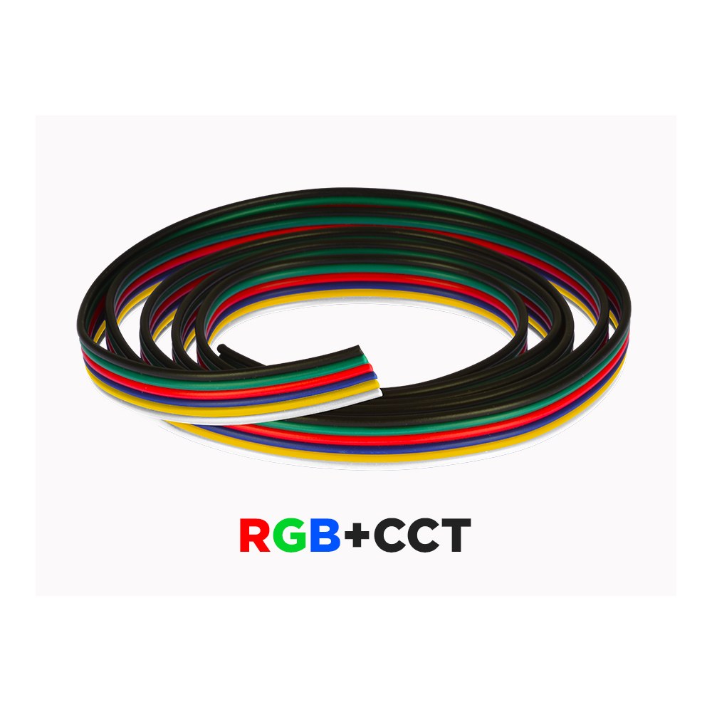 RGBCCT WIRE FOR LED STRIPS (1 METER)