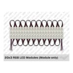 SET OF 20+ IP67 5050 RGB LED MODULES ( 0.72W PER MODULE )