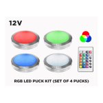 UNDER CABINET ULTRA THIN RGB LED PUCK KIT