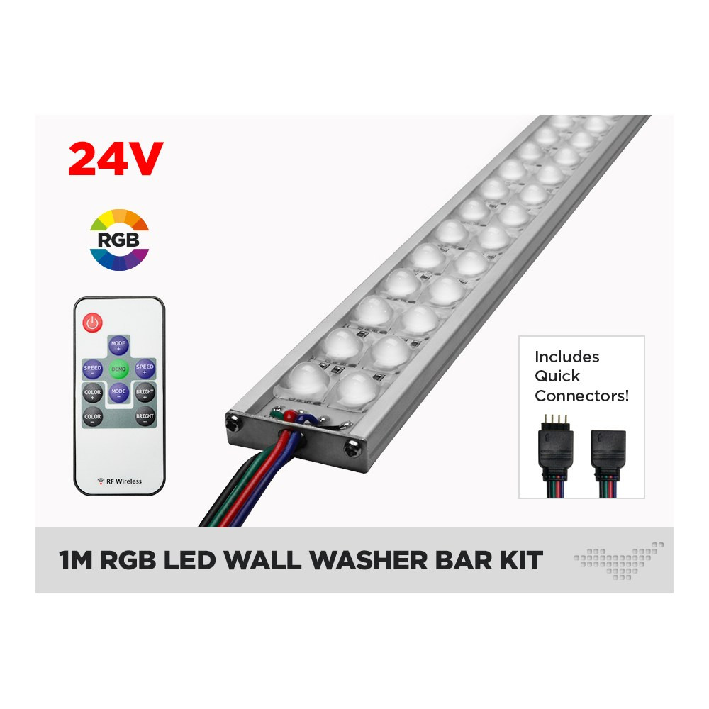 1M INDOOR RGB LED WALL WASHER BAR KIT