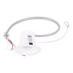 RIGID CDR - LUMINAIRE ENCASTRÉ LED 10" - GARNITURE BLANCHE ENCASTRÉE - CÂBLE FLEXIBLE - PUISSANCE SÉLECTIONNABLE