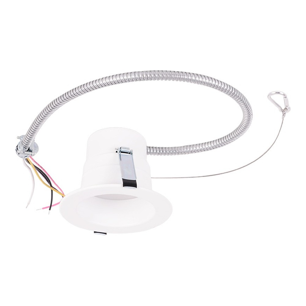 RIGID CDR - ENCASTRÉ LED 8 POUCES - GARNITURE BLANCHE ENCASTRÉE - CÂBLE FLEXIBLE - PUISSANCE SÉLECTIONNABLE 14-17-20W