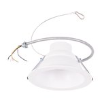 RIGID 10" COMMERCIAL DOWN LIGHT REGRESSED - HIGH OUTPUT - FLEXCABLE FOR COMMERCIAL CEILINGS - 42-38-35-30W - 4200/3800/3500/3000LM - 5 CCT - 120-347V - TRIAC & 0-10V DIM - ES