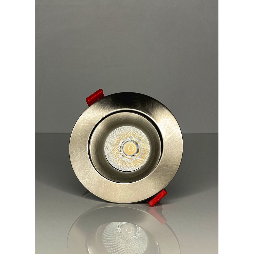 4" REGRESSED GIMBAL RECESSED FIXTURE - LED 12W (850LM) - CRI 90 - SELECTABLE CCT 27-30-35-40-50K - DIMMABLE