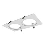 ECL - 4" - 2 LIGHTS FRAME - WHITE - COMPATIBLE WITH RGD-ECL & EDA-ECL 4"