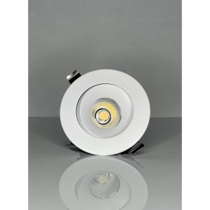 RGD-ECL 4" LED REGRESSED GIMBAL RECESSED FIXTURE - 12W - DIM-TO-WARM - WHITE - 120V