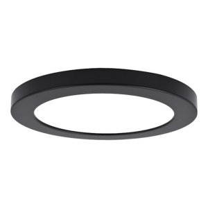 RIGID HS II SLIM FLUSH MOUNT MATTE BLACK RECESSED FRAME FOR HS2/5 - (DIA. 5 - 13" - HEIGHT 0 - 61")