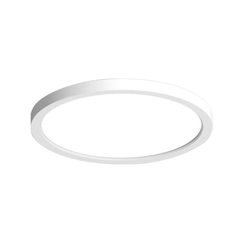 RIGID HS LED RECESSED CEILING LIGHT - 24" DIA. 48W (3290LM) - 30K - TRIAC DIMMABLE - ENERGY STAR - SURFACE DISCUS - WHITE