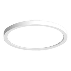RIGID HS VERSATILE SLIM FLUSH MOUNT 9" - 18W (1480LM) - FITABLE 27-30-35-40-50K - TRIAC DIMMABLE - WHITE TRIM