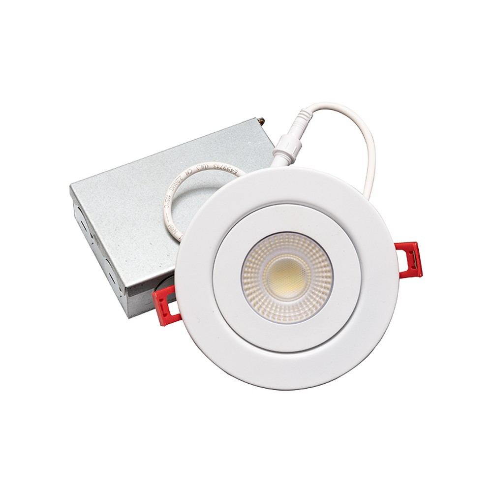 LUMINAIRE ENCASTRÉ LED 4 PO ORIENTABLE 360° EYEBALL - 9W (750LM) - 5 TEMPÉRATURES SÉLECTIONNABLES 27-30-35-40-50K