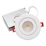 RIGID JH - 4" - SWIVEL DOWN LIGHT - 360° EYEBALL - 9W (650LM) - CRI 90 - SELECTABLE 27-30-35-40-50K - 120V