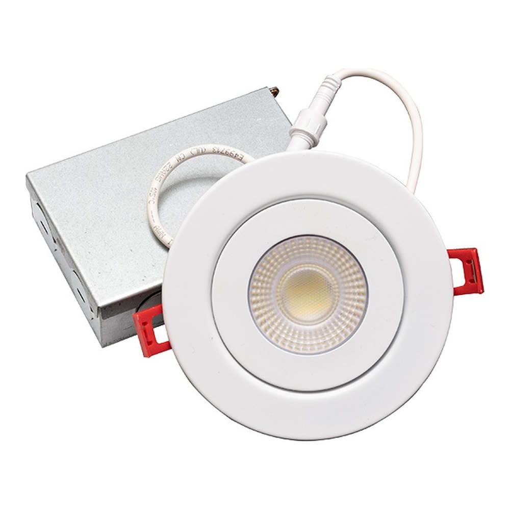 RIGID JH - 4" - SWIVEL DOWN LIGHT - 360° EYEBALL - 9W (650LM) - CRI 90 - SELECTABLE 27-30-35-40-50K - 120V