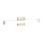 BATHROOM LIGHT FIXTURE - SQUARE BRUSHED NICKEL 2' - 24W - 5CCT (27K-30K-35K-40K-50K) - 120V