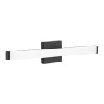 BATHROOM LIGHT FIXTURE - SQUARE BLACK 2' - 24W - 5CCT (27K-30K-35K-40K-50K) - 120V