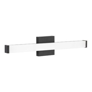 BATHROOM LIGHT FIXTURE - SQUARE BRUSHED NICKEL 2' - 24W - 5CCT (27K-30K-35K-40K-50K) - 120V