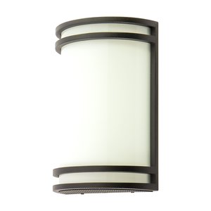 RIGID WALL SCONCE II - BLACK - 15W (1100LM) - 5CCT SELECTABLE (27-30-35-40-50K) - DIMMABLE - 2 RING