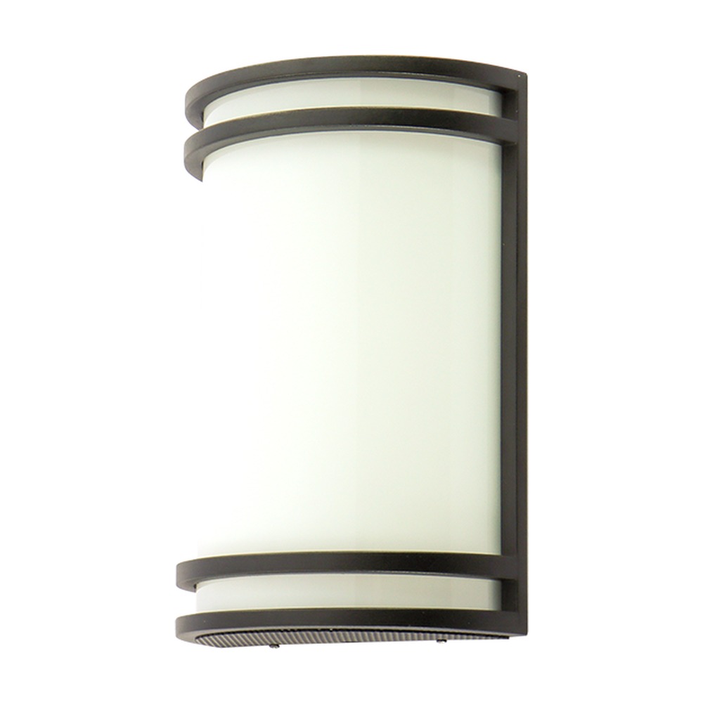 RIGID WALL SCONCE II - BLACK - 15W (1100LM) - 5CCT SELECTABLE (27-30-35-40-50K) - DIMMABLE - 2 RING