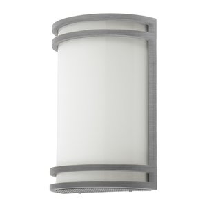 RIGID WALL SCONCE II - BRUSH NICKEL - 15W (1100LM) - 5CCT SELECTABLE (27-30-35-40-50K) - DIMMABLE - 2 RING