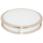 14" DESIGNER DRUM LUMINAIRE FLEXWATT+FLEXCOLOR 6W & 4000K DEFAULT SETTING 120-277V