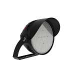 PROJECTEUR LED SPORT 500W 277-480V 5000K NOIR TRANSPARENT 40 DEGRÉS