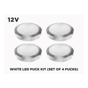 UNDER CABINET ULTRA THIN WHITE LED PUCK KIT