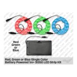 BATTERY POWERED EPISTAR 1 METER SINGLE COLOR 3528 LED STRIP KIT