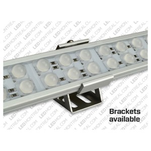 SUPPORTS DE FIXATION (PAIRE) POUR BARRE LÈCHE-MUR LED 1 M - SCWWC-BRKT