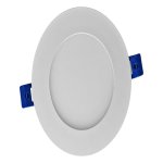 SDL - RECESSED DOWNLIGHT - 4" - ROUND - SLIM - 9W - 700 LM - 27/30/35/40/5000K - 120V - TRIAC/ELV DIMMING - WHITE