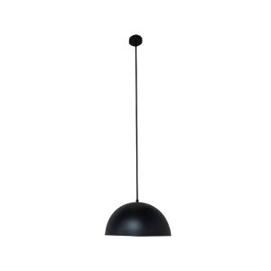 SELECT FIXTURE - DOME - BLACK FINISH - PENDANT - 1*E26 BASE - LAMP NOT INCLUDED. A19 OR ST19 IS RECOMMENDED.